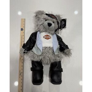 Vtg 1998 Harley‎ Davidson Clutch Carbo Plush Bear W Tags